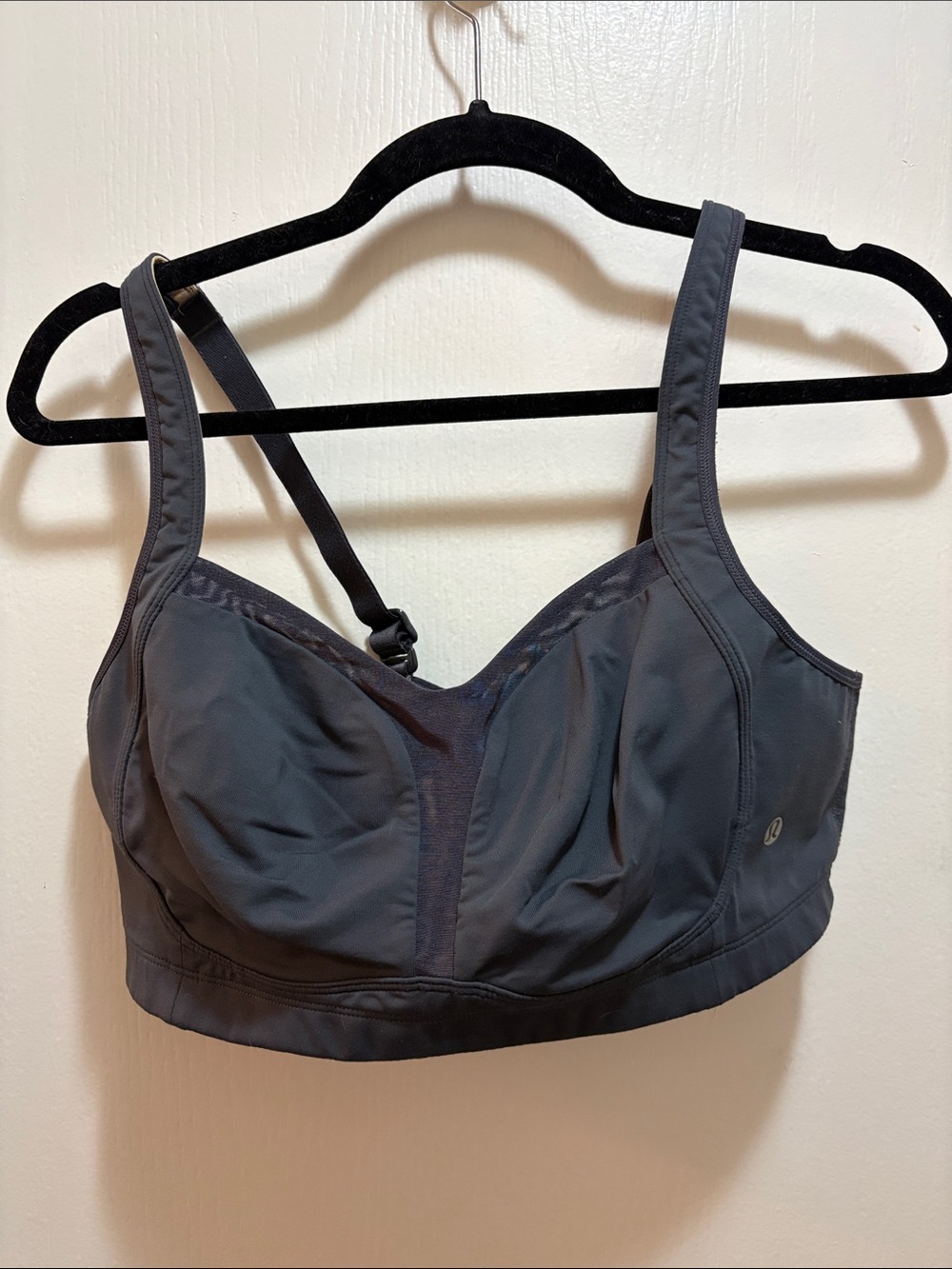 lululemon Dark Gray High-Support Sports Bra